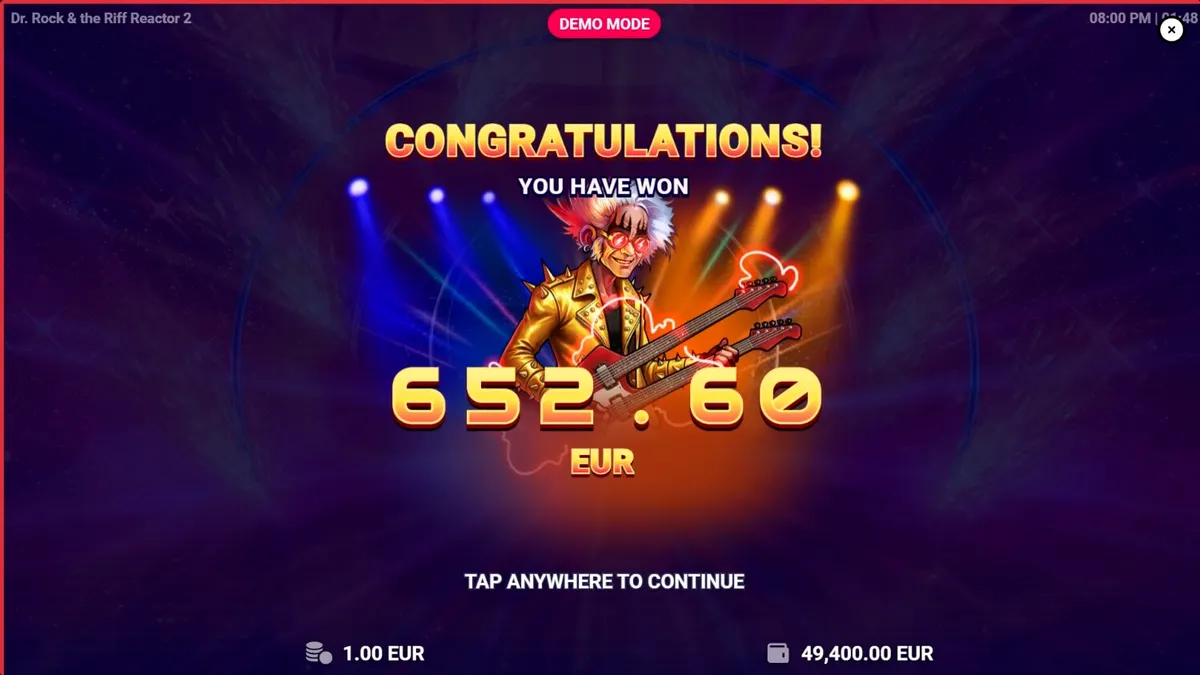 Dr. Rock & the Riff Reactor 2 slot gameplay